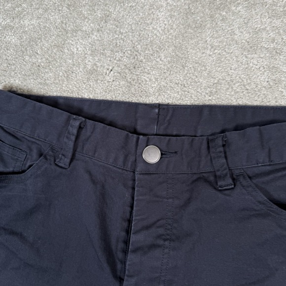 Theory Pants Mens 33x31 Blue Hayden Writer Straight Button Fly 5 Pocket Chino - Picture 4 of 13